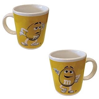 Advertising Collectibles - M&M Yellow Ceramic Coffee Mug