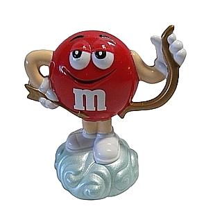 Advertising Collectibles - M & M Cupid Action Topper