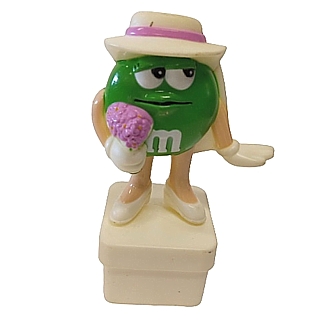 Advertising Collectibles - M & M Green Bride Square Base Topper