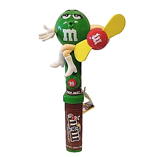 Advertising Collectibles - M & M Green Fan