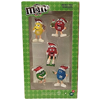 Advertising Collectibles - M & M Mini Christmas Ornaments from Department 56