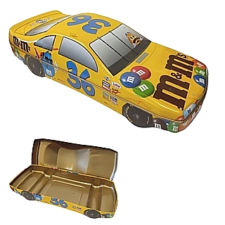 Advertising Collectibles - M & M NASCAR Race Car Tin