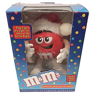 Advertising Collectibles - M & M Red Animated Christmas Ornament
