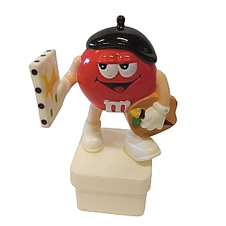 Advertising Collectibles - M & M Red Artist Square Base Topper