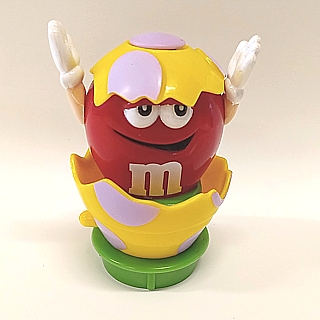 Advertising Collectibles - M & M Easter Topper Red in Easter Egg