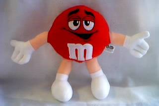 Advertising Collectibles - M & M Red Plush