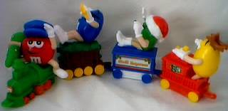 Advertising Collectibles - M & M Christmas Topper Train