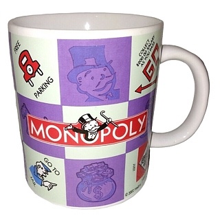 Classic Family Board Game Collectibles - Monopoly Ceramic Mug