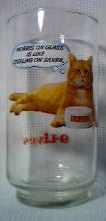 Advertising Collectibles - Morris The Cat 9 Lives Glass