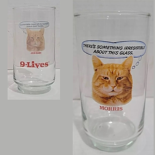 9 Lives Glass Morris the Cat - There's Something Irresistible About This Glas