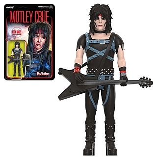 1980's Hard Rock Metal Music Collectibles - Motley Crue Mick Mars Shout at the Devil ReAction Figure
