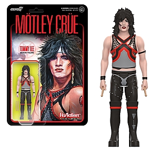 1980's Hard Rock Metal Music Collectibles - Motley Crue Tommy Lee Shout at the Devil ReAction Figure