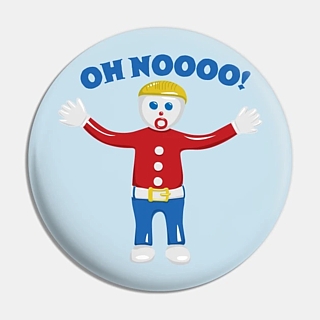 Classic Television Collectibles - Saturday Night Live Mister Bill Oh Noooo! Pinback Button