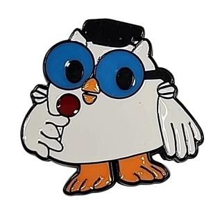 Advertising Mascot Collectibles - Tootsie Pops Mr. Owl Metal Enamel Lapel Pin or Tie Tack