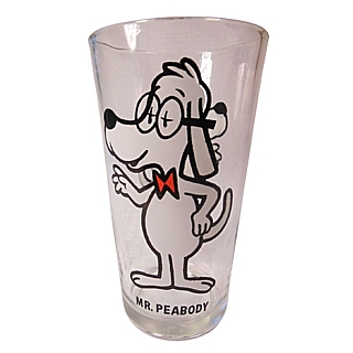 Mr. Peabody & Sherman Collectibles - Mr. Peabody Pepsi Collectors Series Glass Small