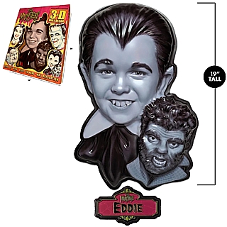 Television from the 1970's Collectibles - The Munsters Eddie Munster 3-D Wall Art