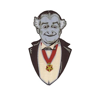Television from the 1970's Collectibles - The Munsters Grandpa Munster Iron-On Embroidered Patch