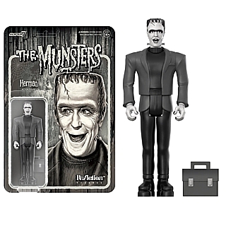 Television from the 1970's Collectibles - The Munsters Herman Munster Grayscale ReAction Figure