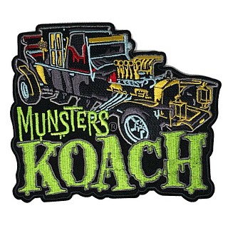 Television from the 1970's Collectibles - The Munsters Koach Iron-On Embroidered Patch