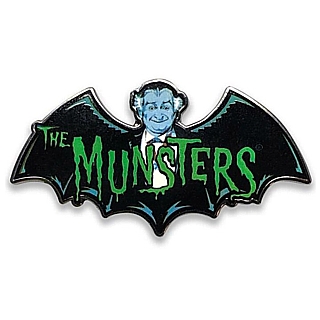Television from the 1970's Collectibles - The Munsters Grandpa Bat Metal Enameled Lapel Pin Figure