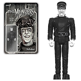 Television from the 1970's Collectibles - The Munsters Hot Rod Herman Grayscale ReAction Figure
