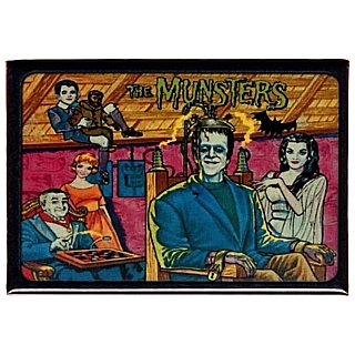 Television from the 1970's Collectibles - The Munsters Retro Luncbox Metal Magnet