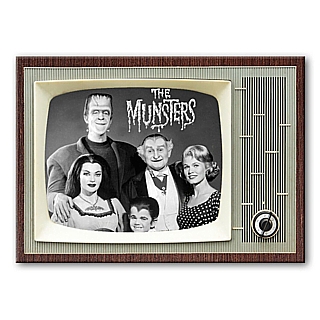 Television from the 1970's Collectibles - The Munsters Metal TV Magnet