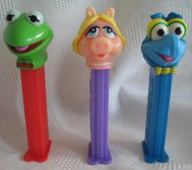 Muppets Collectibles - Muppets Pez kermit Miss Piggy Gonzo