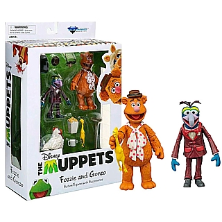 Classic Muppets Television Character Collectibles - Fozzie Bear with Gonzo Action Figures