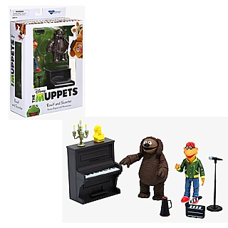 Classic Muppets Television Character Collectibles - Rowlf and Scooter Action Figures