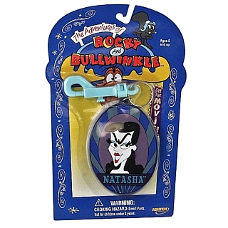 Rocky & Bullwinkle Collectibles -Natasha Fatale Clip-On Keychains