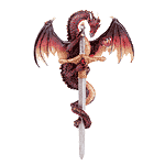 Fantasy Collectibles - Dragon and Sword Wall Plaque 32201