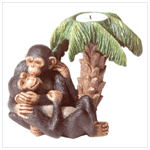 Wildlife Collectibles - Monkey Lovers Candle Holder 35004