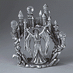 Fantasy Collectibles - Merlin Magician and Castle in Pewter 34735