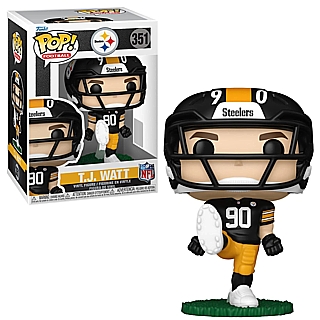 National Football League Collectibles - NFL Pittsburgh Steelers T.J. Watt POP! Football Vinyl Figure 351