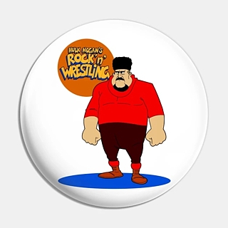 Pro Wrestling Collectibles - WWE / WWF World Wrestling Federation Nikolai Volkoff Rock n Wrestling Pinback Button