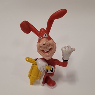 Fast Food Restaurant Collectibles - Dominos Pizza Noid Jackhammer PVC Figure