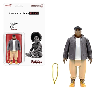 Rap Music Collectibles - Notorious BIG, Biggie Smalls Hip Hop Super 7 ReAction Figure