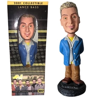 Rock and Roll Collectibles - NSync Lance Bass Bobble Head Doll Nodder Bobber