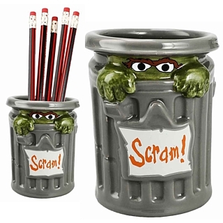 Sesame Street - Oscar the Grouch Ceramic Pen Cup
