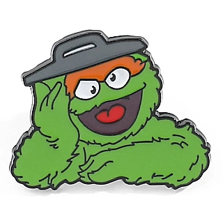 Sesame Street Collectibles - Oscar the Grouch Metal Enamel Lapel Pin or Tie Tack