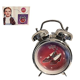 Wizard of Oz Collectibles - Ruby Red Slippers 2 Bell Alarm Clock
