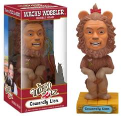 Wizard of Oz Collectibles - Cowardly Lion Bobber Bobblehead Nodder Doll Funko Wacky Wobbler