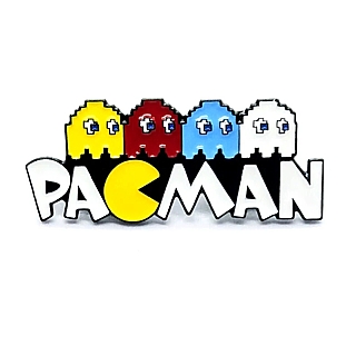 Video Game Characters - Pac-man and Ghosts Enamel Metal Lapel Pin / Tie Tack