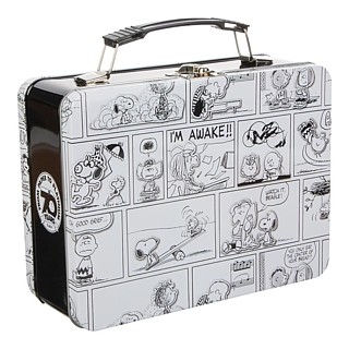Snoopy and Peanuts Collectibles - Peanuts Comic Strip 70th Anniversary Metal Tote