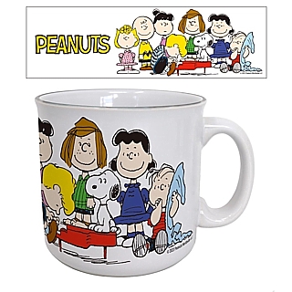 Peanuts Collectibles - Gathering at the Piano 20 ounce Ceramic Camper Mug