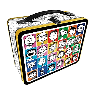 Snoopy and Peanuts Collectibles - Peanuts Retro Fun Box Metal Lunchbox Tote