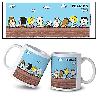 Peanuts Collectibles - Walnuts Gathering at the Wall 11 ounce Ceramic Mug