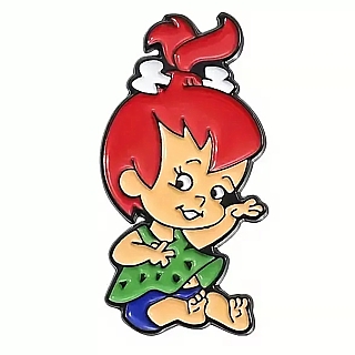 Flintstones Collectibles - Pebbles Flintstone Metal Enamel Pin Tie Tack