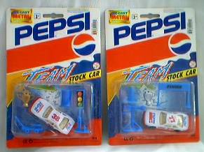 Pepsi-Cola Collectibles - Pepsi and Diet Pepsi Stock Cars